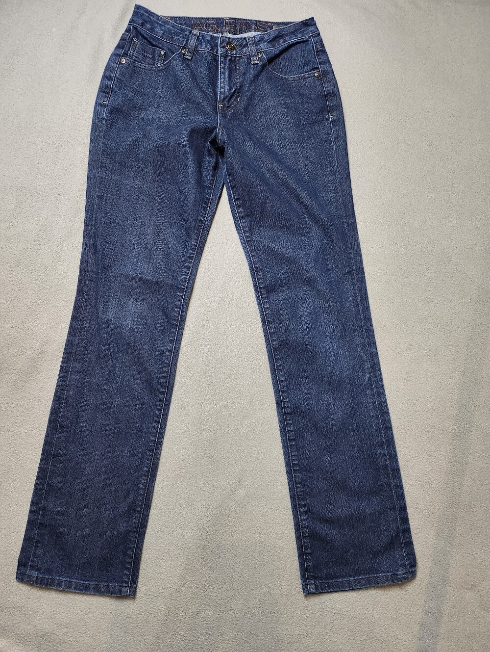 JAG Jeans Women's Straight Leg Dark Wash Stretch Denim Jeans Size 6